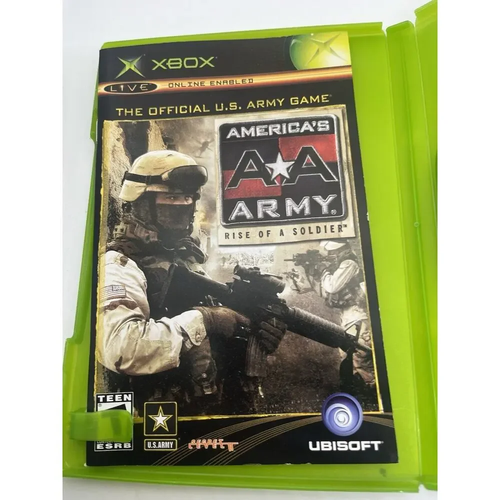 America's Army: Rise of a Soldier (Microsoft Xbox, 2005) DISC & CASE ONLY